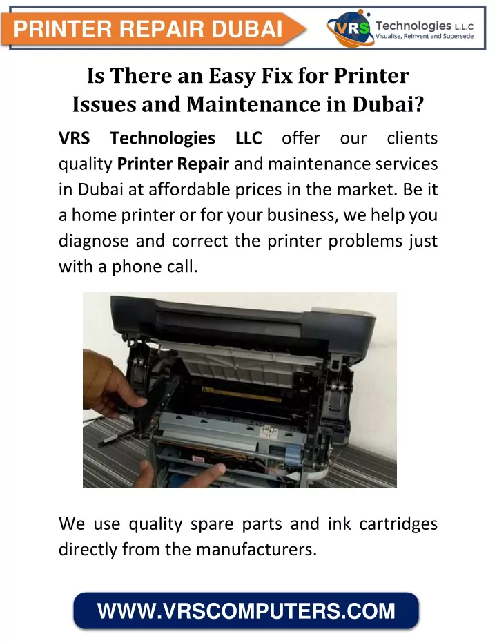 printer repair dubai