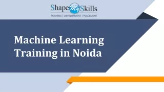 machine learning training in noida