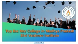 Top BSc Msc College in Madhya Pradesh - Shri Vaishnav Institute