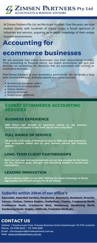 Get Comprehensive Ecommerce Accounting Solution from the Experts