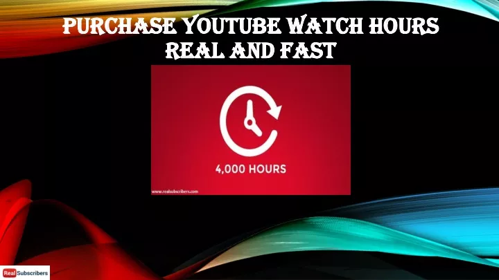 purchase youtube watch hours real and fast