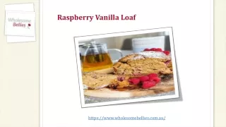 raspberry vanilla loaf
