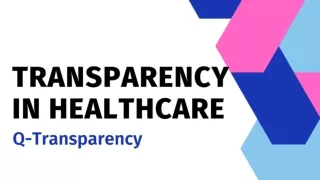 Transparency In Healthcare