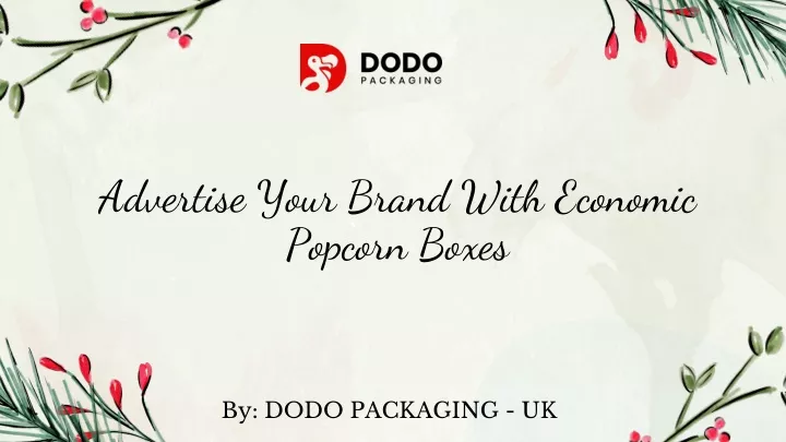 advertise your brand with economic popcorn boxes