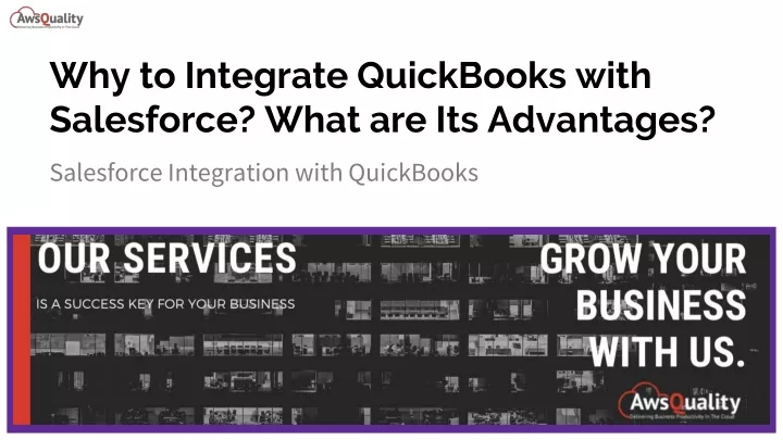 why to integrate quickbooks with salesforce what are its advantages