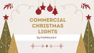 Commercial Christmas Lights | Outdoor Christmas Lights | PretMetLed.nl