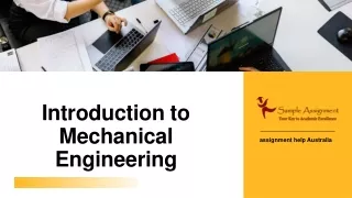 introduction to mechanical engineering