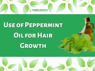Use of Peppermint Oil for Hair Growth - Gramme Products_