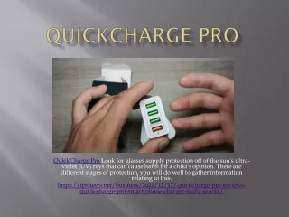 QuickCharge Pro