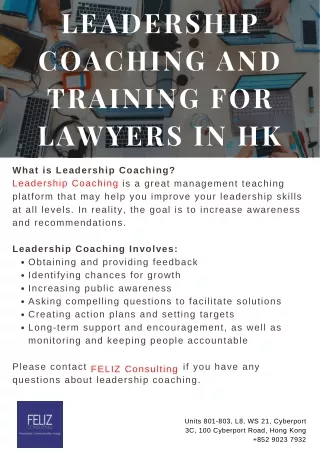 Leadership Coaching and Training for Lawyers in HK