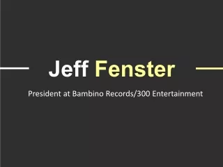 jeff fenster
