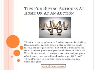 Tips For Buying Antiques At Home