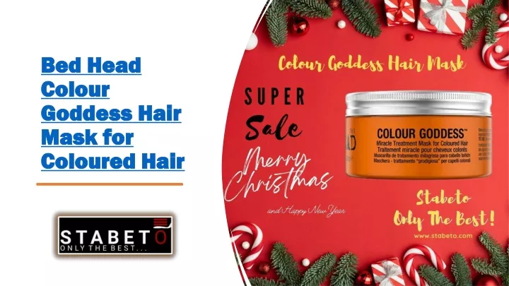 bed head colour goddess hair mask for coloured hair