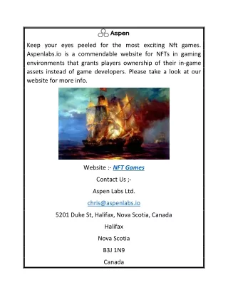 NFT Games | Aspenlabs.io