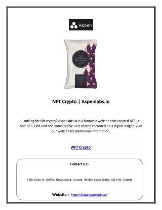 NFT Crypto | Aspenlabs.io