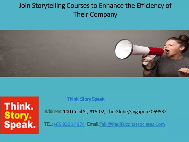 join storytelling courses to enhance