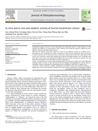 journal of ethnopharmacology 147 2013 622 630