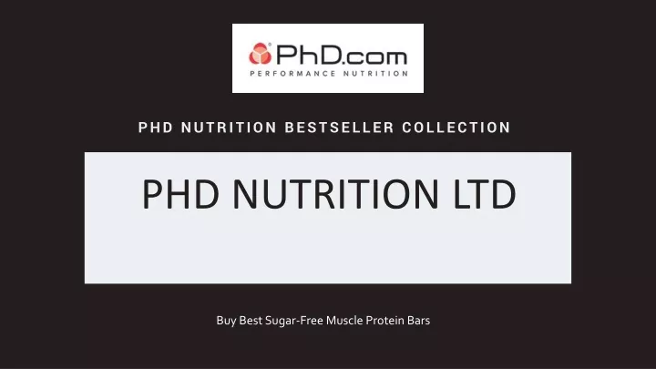 phd nutrition ltd