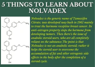 5 THINGS TO LEARN ABOUT NOLVADEX