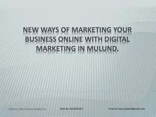 New Ways of Marketing Your Business Online with