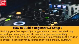 How to Build a Beginner DJ Setup