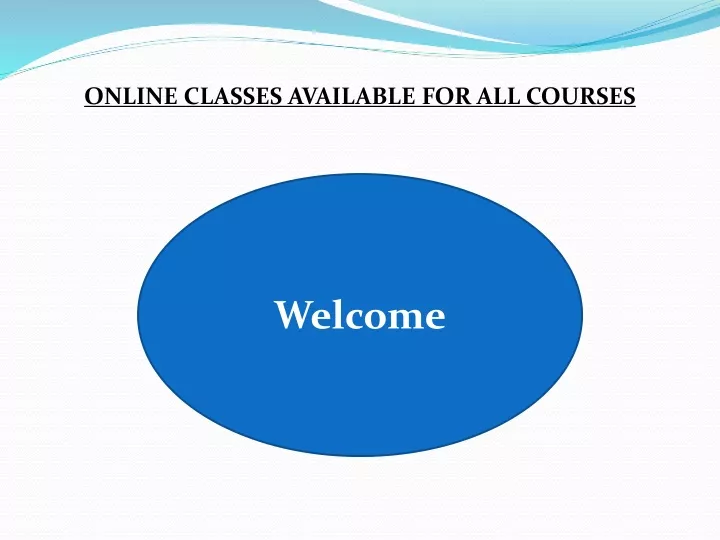 online classes available for all courses