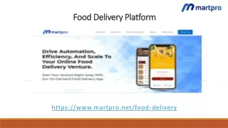 food delivery platform