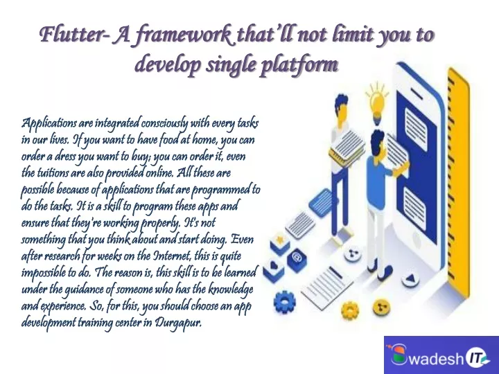 flutter a framework that ll not limit