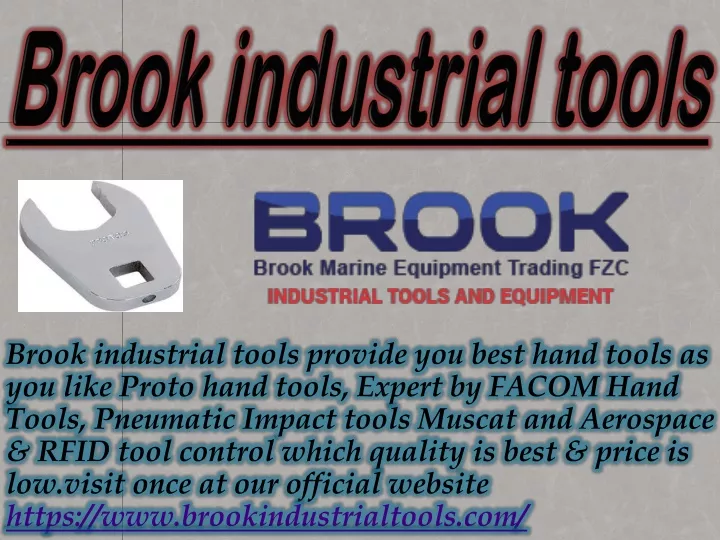 brook industrial tools