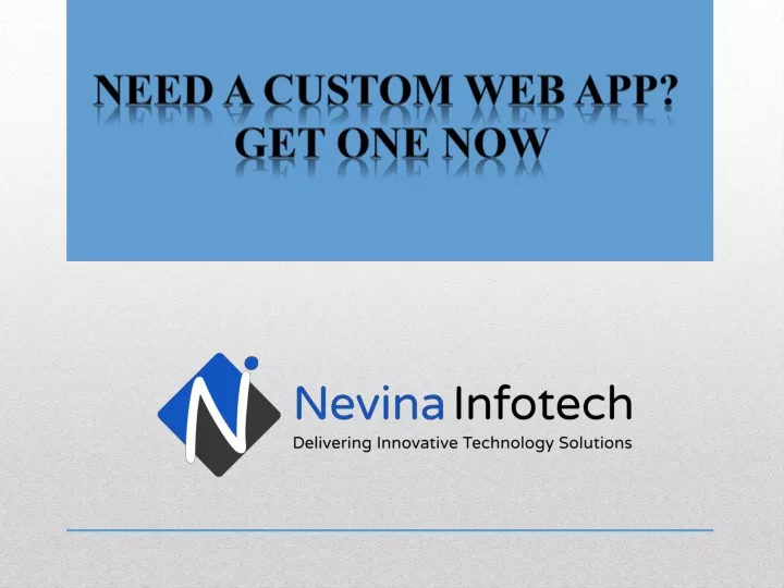 need a custom web app get one now