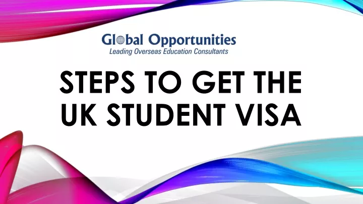 steps to get the uk student visa