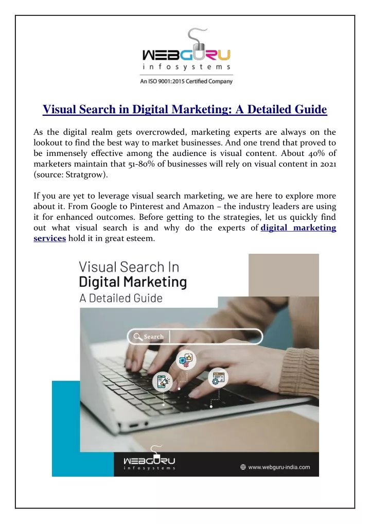visual search in digital marketing a detailed