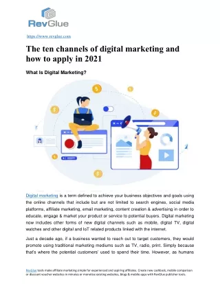 10 channels of digital marketing and how to apply in 2022