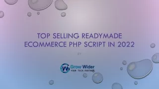 Top Selling readymade Ecommerce PHP script in 2022
