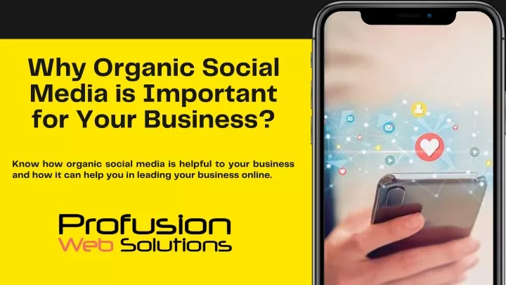 why organic social media is important for your