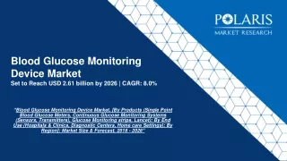 blood glucose monitoring device market set to reach usd 2 61 billion by 2026 cagr 8 0
