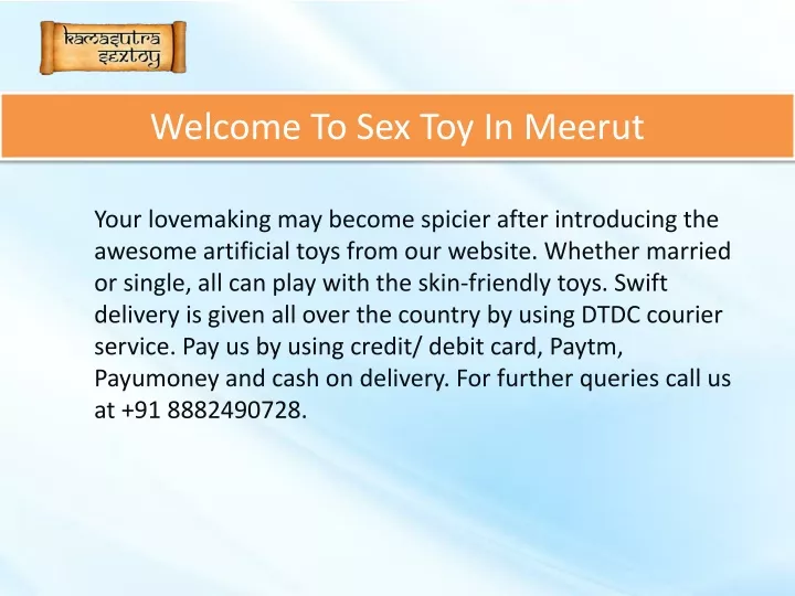 welcome to sex toy in meerut
