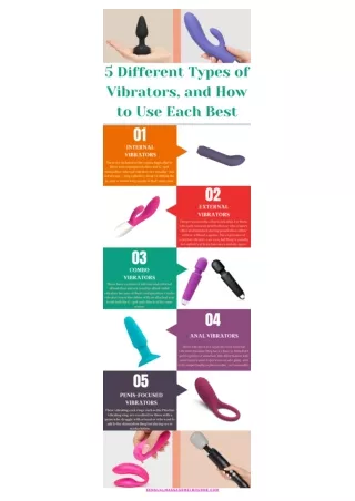 5 Different Types of Vibrators, and How to Use Each Best