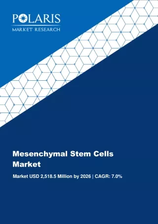 mesenchymal stem cells market