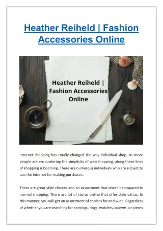 Heather Reiheld | Fashion Accessories Online