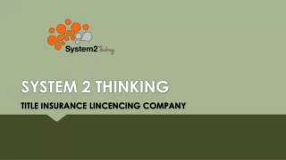 system 2 thinking