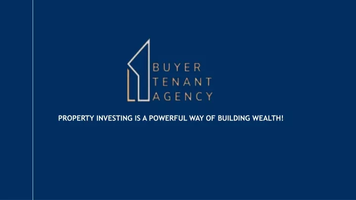 property investing is a powerful way of building