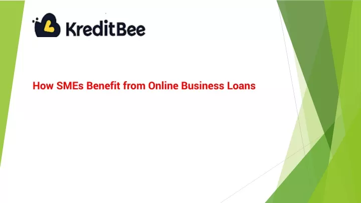 how smes benefit from online business loans