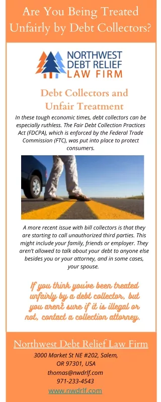 Are You Being Treated Unfairly by Debt Collectors