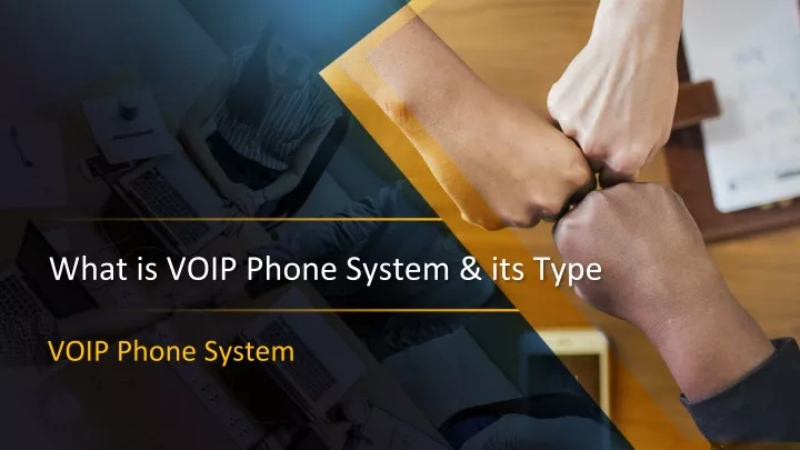 what is voip phone system its type