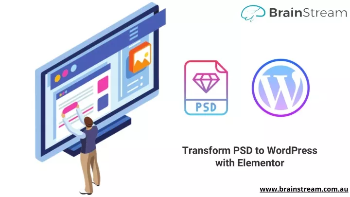 transform psd to wordpress with elementor