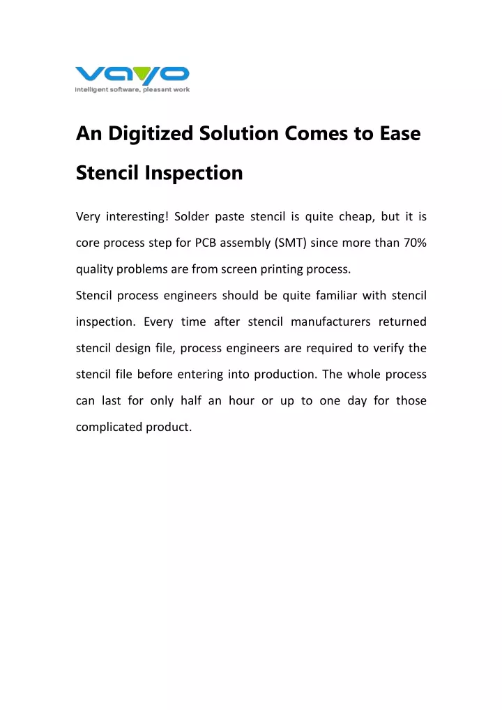 an digitized solution comes to ease