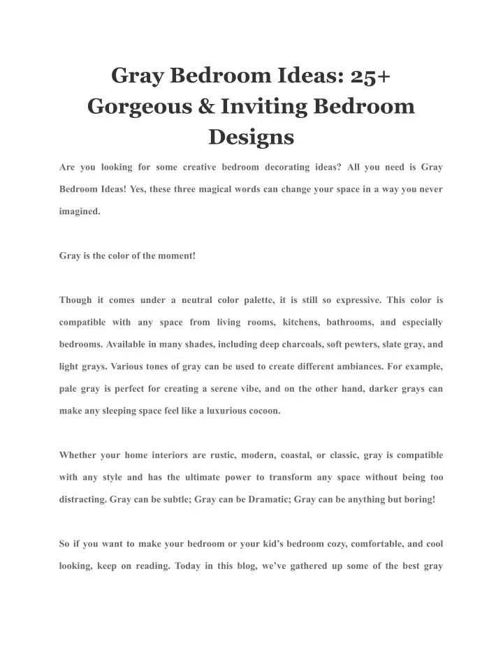 gray bedroom ideas 25 gorgeous inviting bedroom