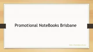 promotional notebooks brisbane