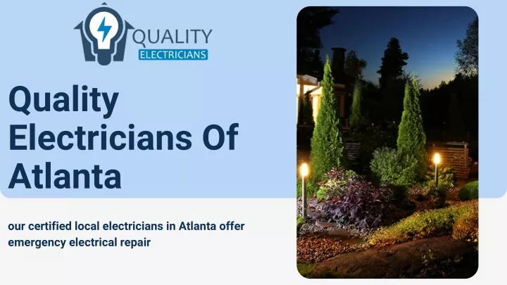 quality electricians of atlanta